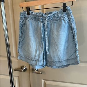 #summer Nicole Miller Chambray Shorts
